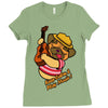 keep calm and play music Ladies Fitted T-Shirt