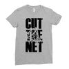 cut the net Ladies Fitted T-Shirt