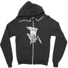 1519754248357 trimmed Zipper Hoodie