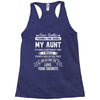 Dear Auntie, Thanks For Being My Aunt Racerback Tank