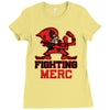 fighting merc Ladies Fitted T-Shirt