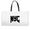 nyc new york city Weekender Totes