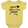 Happy First Father's Day Daddy Baby Bodysuit