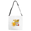 save water drink beer Adjustable Strap Totes