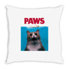 Jaws Parody Paws Throw Pillow