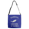 narwhals Adjustable Strap Totes