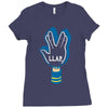 llap foam finger Ladies Fitted T-Shirt