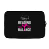 Reading Yoga Wine Balance Laptop sleeve