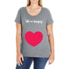 We're Hungry with Heart Ladies Curvy T-Shirt