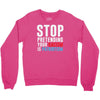 stop pretending your racism is patriotism Crewneck Sweatshirt