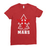 Thirty Seconds To Mars With Eagle Ladies Fitted T-Shirt