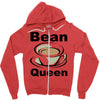 bean queen Zipper Hoodie