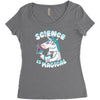 science is magical Women's Triblend Scoop T-shirt