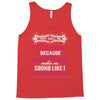 they call me grandma partner in crime. Tank Top