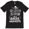 You Cant Scare Me I am Biker Grandpa T-Shirt