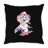 freddy krueger floral Throw Pillow