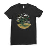 morning commute Ladies Fitted T-Shirt