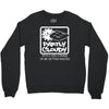 partly cloudy 100% getting wasted gift drugs drinking pissed bong fuun Crewneck Sweatshirt