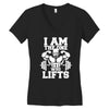 i am the one who lifts Women's V-Neck T-Shirt