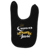 queens are born in june Baby Bibs