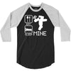 eat sleep mine funny 3/4 Sleeve Shirt