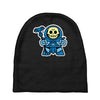 mitesized skeleboy Baby Beanies