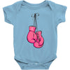 boxing gloves breast cancer Baby Bodysuit