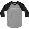 cooktail party 3/4 Sleeve Shirt