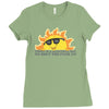 today is a beautiful day Ladies Fitted T-Shirt