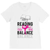 Reading Yoga Wine Balance V-Neck Tee