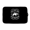 time in the saddle is never wasted Laptop sleeve