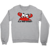 old and crabby Crewneck Sweatshirt
