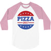 pizza 2017 3/4 Sleeve Shirt