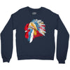 chief many feathers Crewneck Sweatshirt