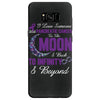 i love someone with pancreatic cancer to the moon &amp; back to infinity Samsung Galaxy S8 Case