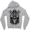 samurai skull Zipper Hoodie