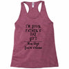 I'm Your Father's Day Gift Mom Says You're Welcome Text Racerback Tank