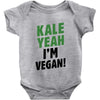 Kale Yeah I'm Vegan! Baby Bodysuit