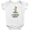 I Pooped Today Baby Onesie