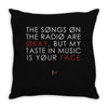 the song are okay Throw Pillow