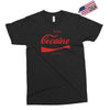 enjoy cocaine funny gray Exclusive T-shirt
