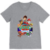 paw patrol birthday boy sister V-Neck Tee