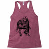 comunist monkey Racerback Tank