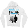 Father And Son Fishing Partners For Life Zipper Hoodie