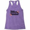 blessed grandma with flower Racerback Tank