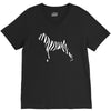 zebra pattern V-Neck Tee