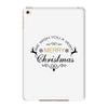 we wish you a very merry christmas iPad Mini 4
