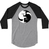 yin yang cat 3/4 Sleeve Shirt