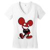 mickey mau5 Women's V-Neck T-Shirt