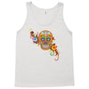 women's sugar skull purple Tank Top